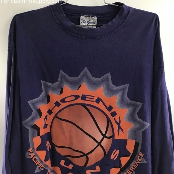 The Game Men's Purple Phoenix Suns Western Conference Long Sleeve - Size X-Large - Picture 3 of 7